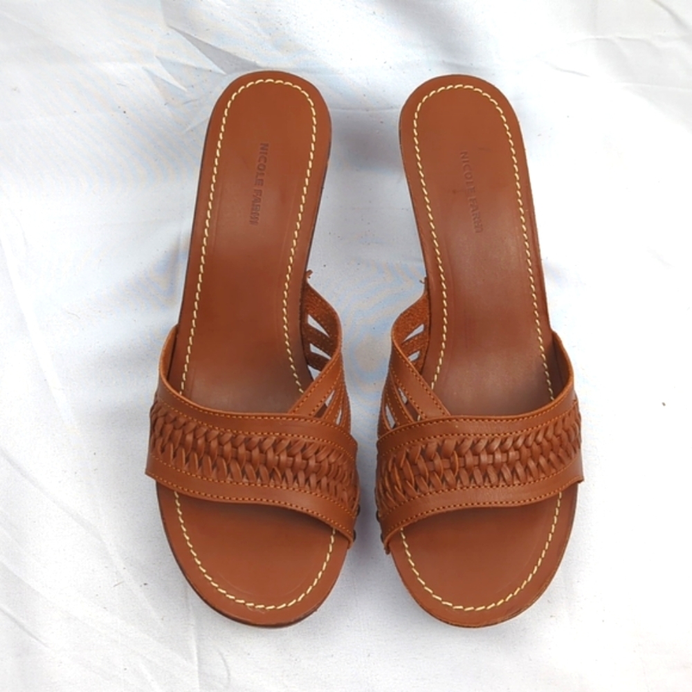 FINAL SALE 🆕🌿NICOLE FARHI SANDALS🌿 - Picture 16 of 16